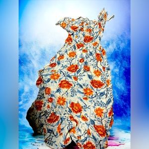 Abel the Label off the shoulder Floral Dress